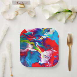 Plato De Papel Festive