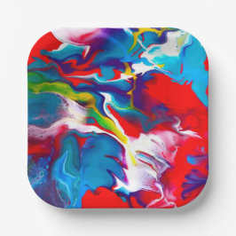 Plato De Papel Festive