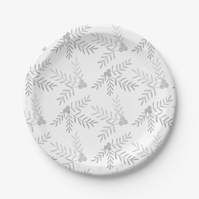 Plato De Papel Festividad alegre (Anverso)