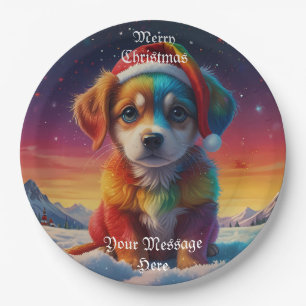 Plato De Papel Festividades de ferry para Navidades