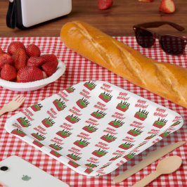 Plato De Papel Festividades Felices del Helado Chest Beer Cooler