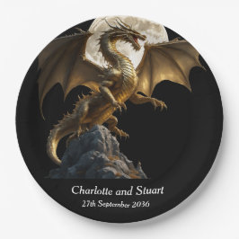 Plato De Papel Fierce Dragon Rearing