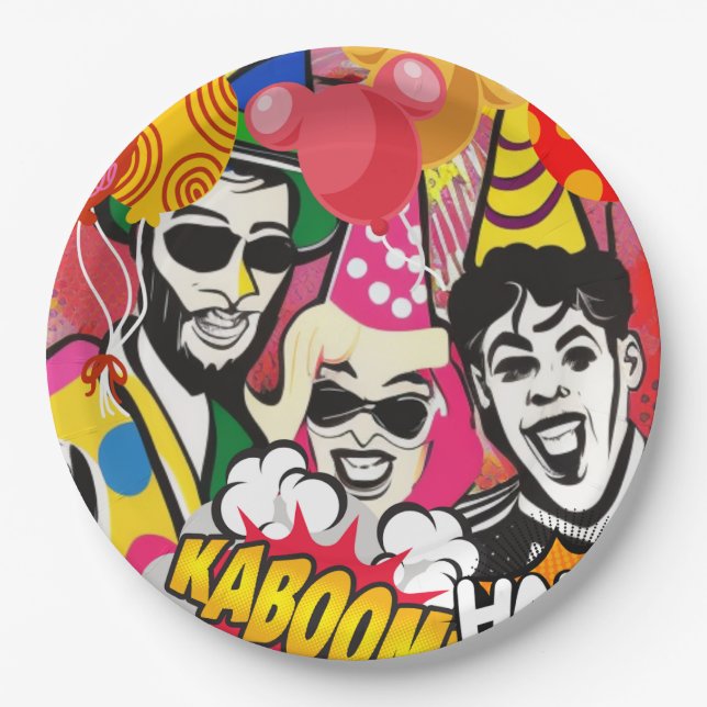 Plato De Papel ¡Fiesta! (Anverso)