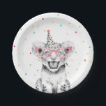 Plato De Papel Fiesta Animales Safari Wild One Tiger Zoo Cumpleañ<br><div class="desc">(H) ¡Un complemento perfecto para tu fiesta de cumpleaños de un pequeño! Tema de los animales fiestas. Diseñado para coincidir con nuestra colección de temas de Animales Fiestas.</div>