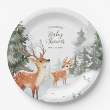 Fiesta Baby Shower de Animales de los Bosques de I