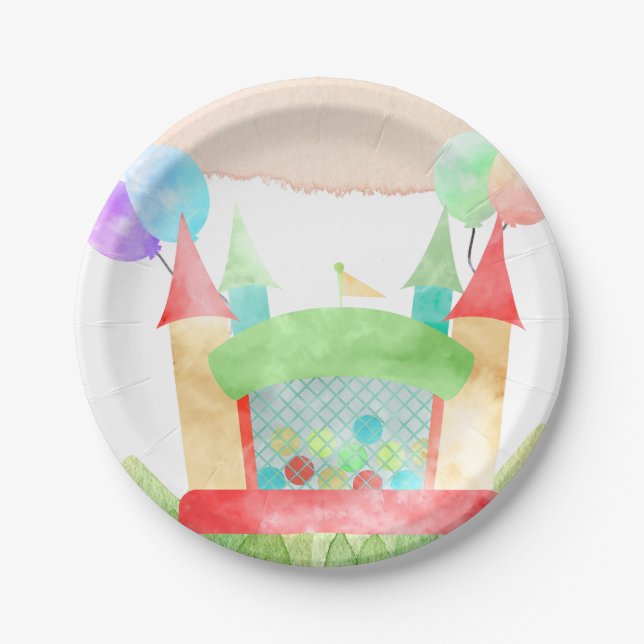 Plato De Papel Fiesta Bash de la casa de Bonza (Anverso)