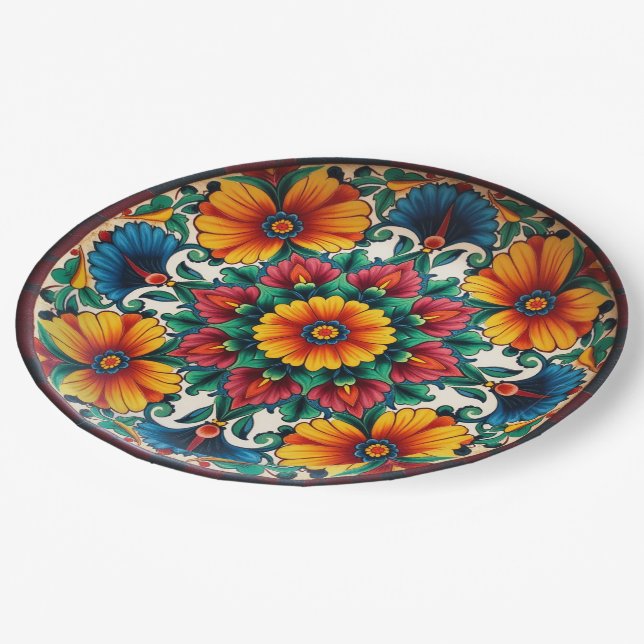 Plato De Papel 💀 🎉 Fiesta Bloomware Día de los Muertos (Angular)