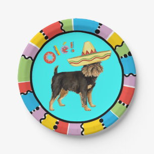 Plato De Papel Fiesta Brussels Griffon