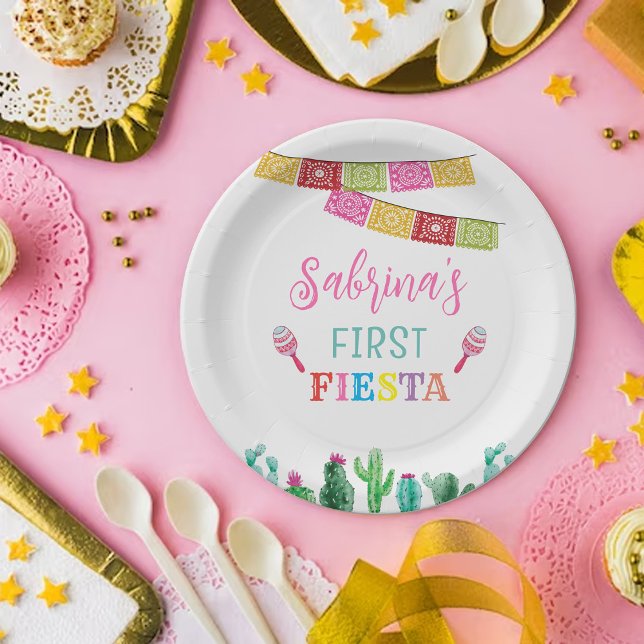 Plato De Papel Fiesta Chica Cumpleaños Placa de papel mexicana (Subido por el creador)