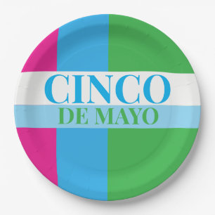 Plato De Papel Fiesta Cinco De Mayo