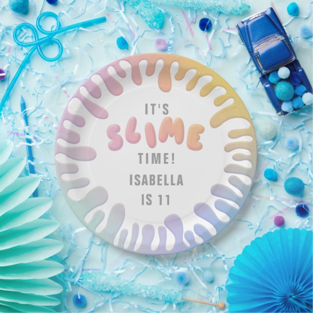 Plato De Papel Fiesta de arcoiris (Fiesta)