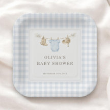 Fiesta de Baby Shower Niño Vaquero Pequeño Cuadros