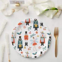 Plato De Papel Fiesta de Ballet de Nutcracker