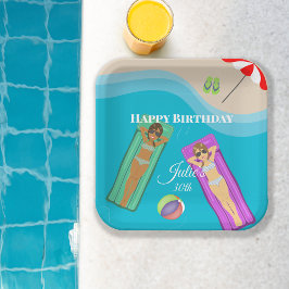 Plato De Papel Fiesta de billar por 30 años