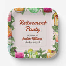 Fiesta de cócteles del patio trasero de verano par