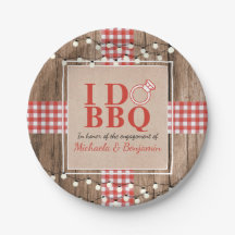 Fiesta de compromiso Rustic I Do BBQ para parejas