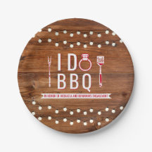 Fiesta de compromiso rústica I Do BBQ Parejas Show