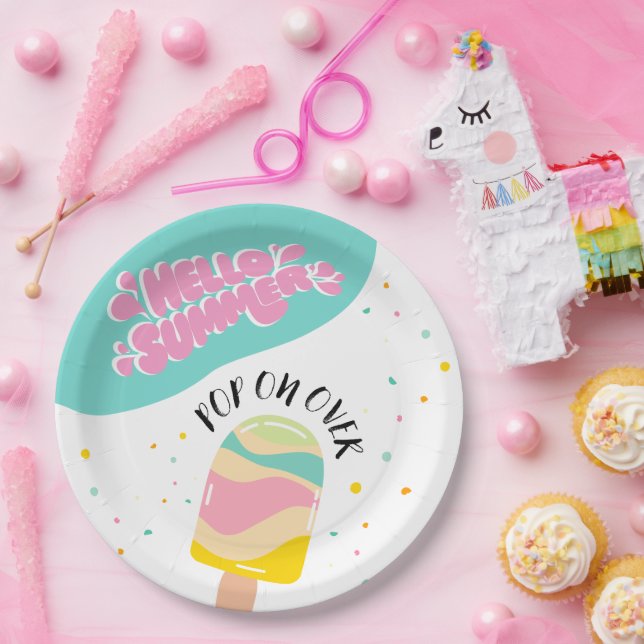 Plato De Papel Fiesta de cumpleaños (Fiesta)