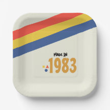 Fiesta de cumpleaños 80's, Hecho en 1983 Retro