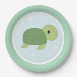 Plato De Papel Fiesta de cumpleaños bajo el mar