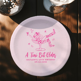 Plato De Papel Fiesta de cumpleaños caprichosa un poquito más vie