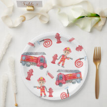 Fiesta de cumpleaños de bomberos