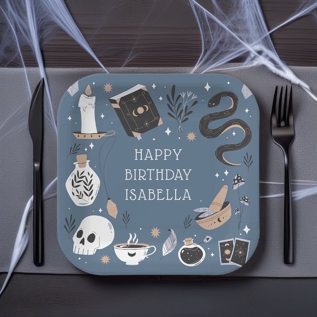 Plato De Papel Fiesta de cumpleaños de crystal Fortune Teller (Subido por el creador)
