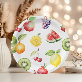 Plato De Papel Fiesta de cumpleaños de dos tti frutti