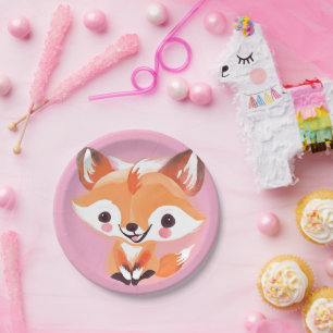 Plato De Papel Fiesta de cumpleaños de la jungla salvaje del safa