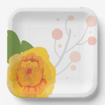 Fiesta de cumpleaños de las flores de color acuáti
