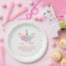 Fiesta de cumpleaños de las niñas de Cute Unicorn