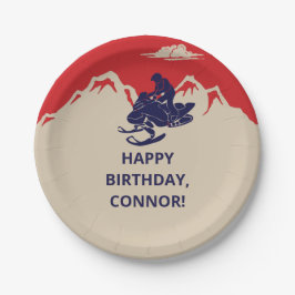 Plato De Papel Fiesta de cumpleaños de los chicos con temática de