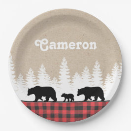 Plato De Papel Fiesta de cumpleaños de los ositos