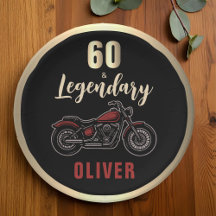 Fiesta de Cumpleaños de Motocicleta Vintage 60 Año