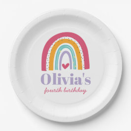 Plato De Papel Fiesta de Cumpleaños de Rainbow Bright