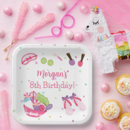 Plato De Papel fiesta de cumpleaños de Spa