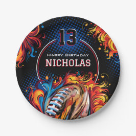 Plato De Papel Fiesta de cumpleaños del fútbol