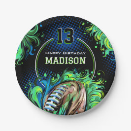 Plato De Papel Fiesta de cumpleaños del fútbol