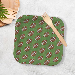 Plato De Papel Fiesta de cumpleaños del niño de fútbol acuático