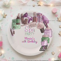 Fiesta de cumpleaños del spa de belleza