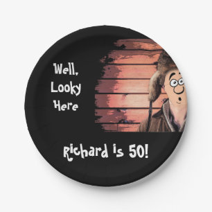 Plato De Papel Fiesta de cumpleaños divertida del país del