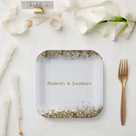 Plato De Papel Fiesta de cumpleaños doble conjunta para adultos |