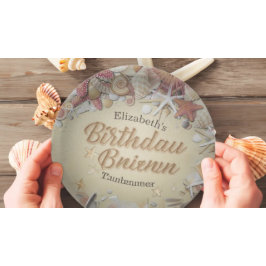 Plato De Papel Fiesta de cumpleaños Espada de verano Mar Playa St