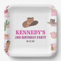 Fiesta de cumpleaños occidental de Rodeo Cowgirl W