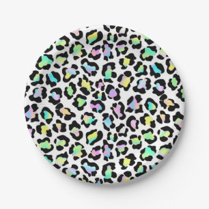Plato De Papel Fiesta de cumpleaños salvaje Leopard Birthday Pape