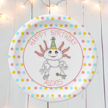Fiesta de cumpleaños temática de Axolotl personali