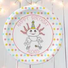 Fiesta de cumpleaños temática de Axolotl personali