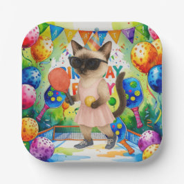 Plato De Papel Fiesta de cumpleaños temática para los amantes del