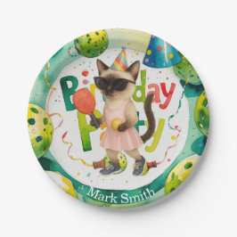 Plato De Papel Fiesta de cumpleaños temática para los amantes del