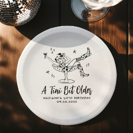 Plato De Papel Fiesta de cumpleaños un poquito más vieja y capric